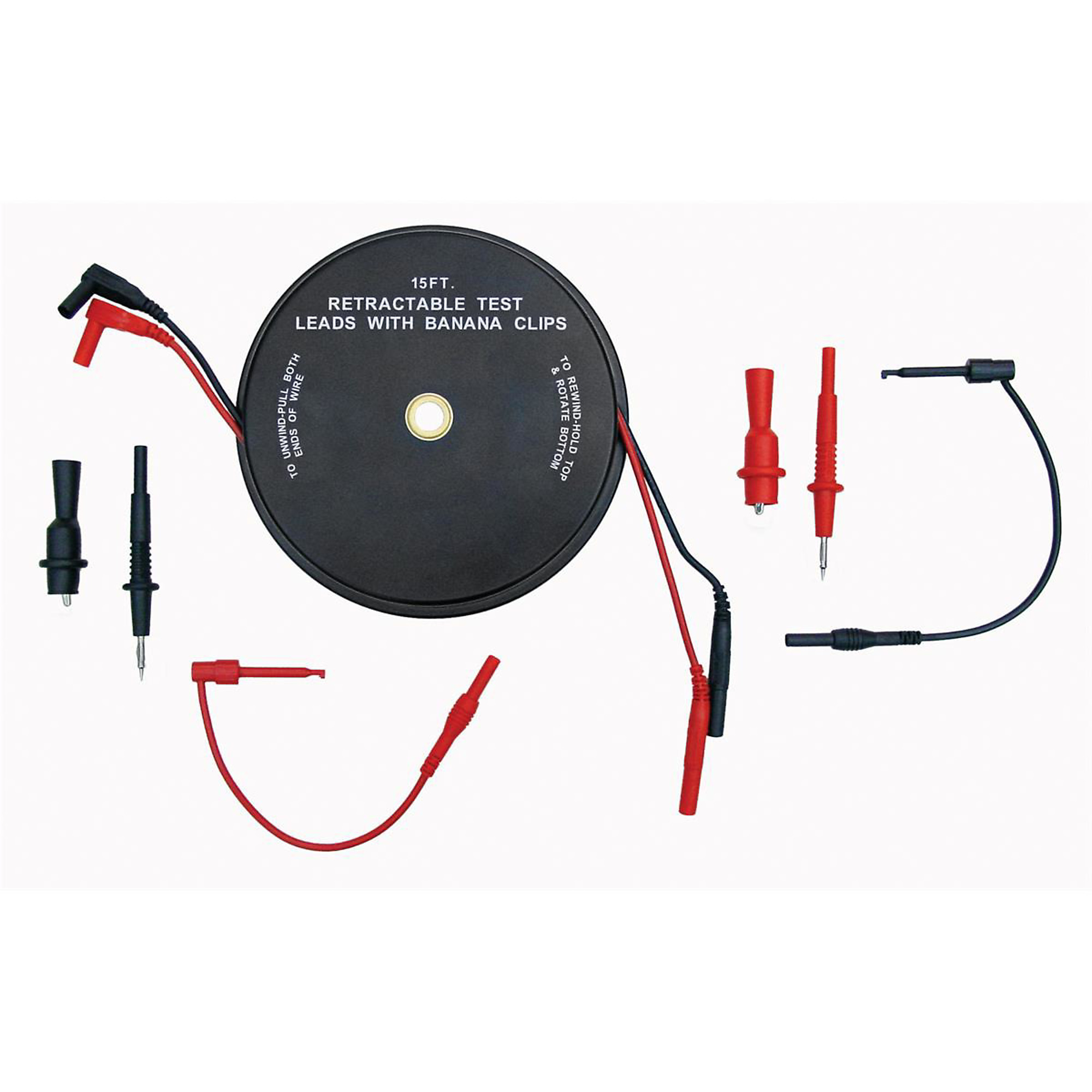 Lang Tools 7-Piece Retractable Test Lead Set — Model# KAS1176